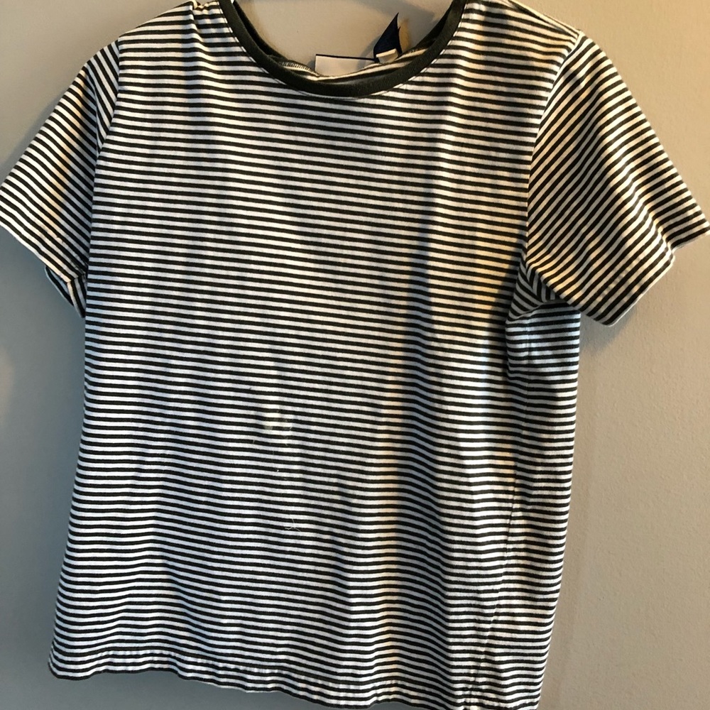 stripped liz claiborne tee shirt